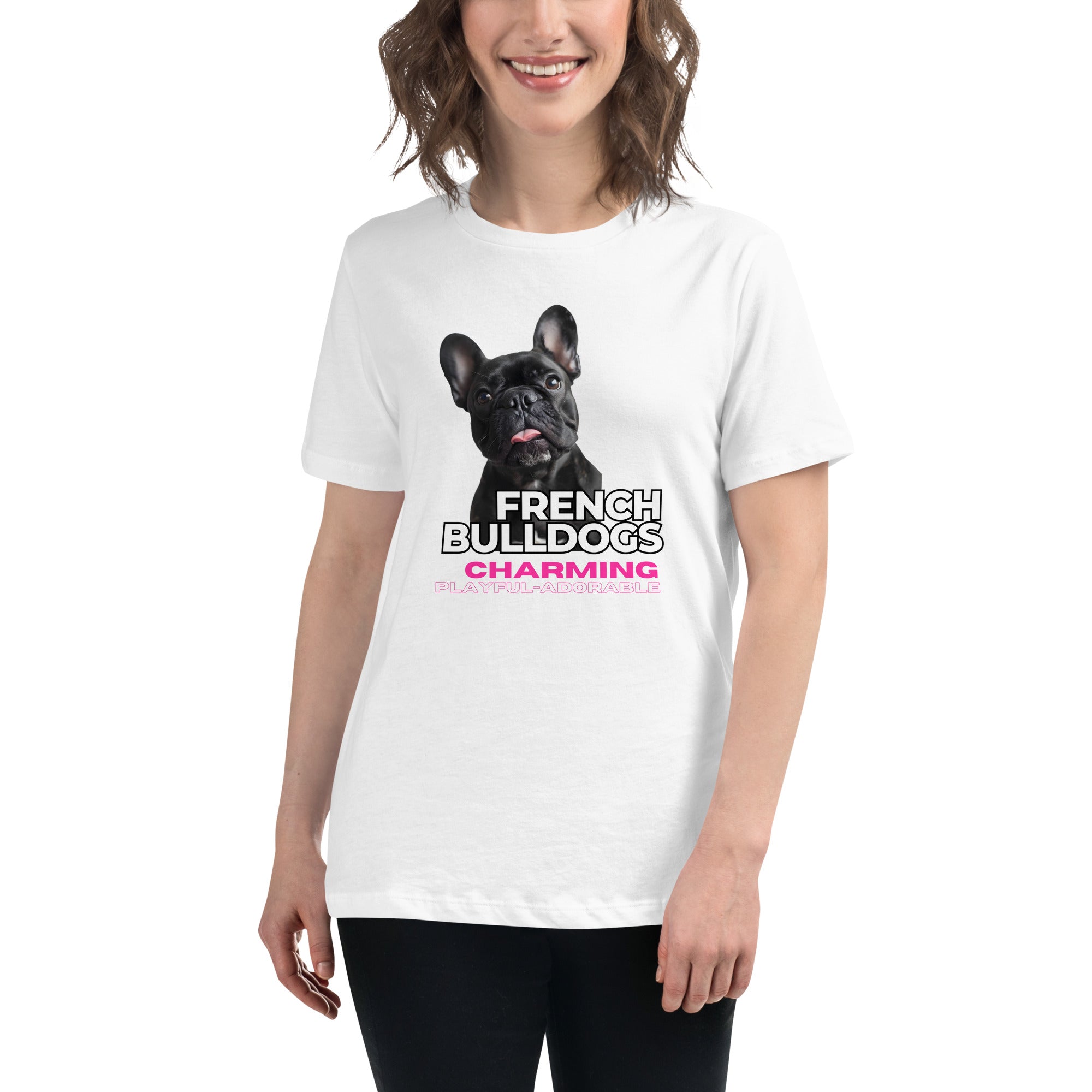 French Bull Dog Women's Relaxed T-Shirt