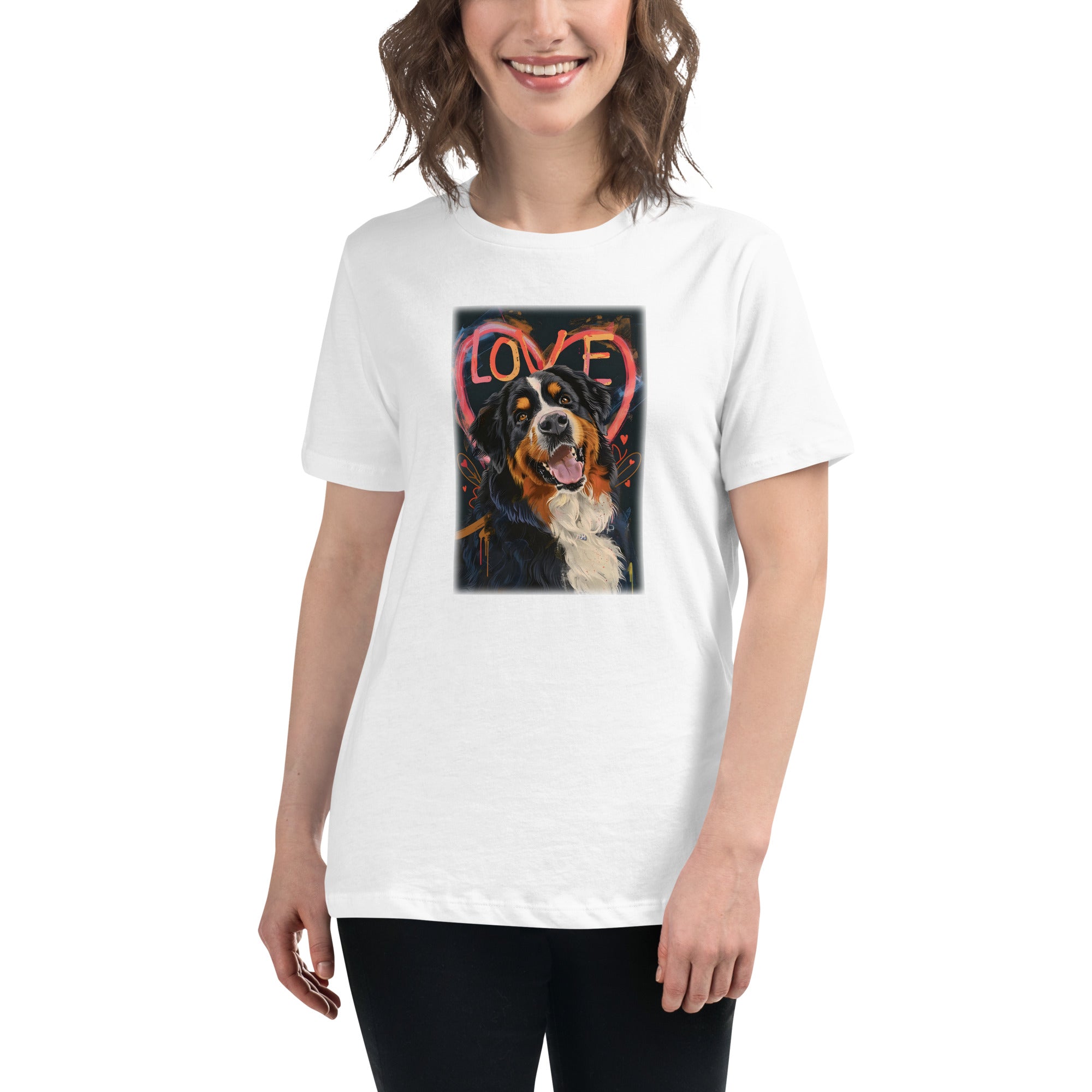 Bernese Mountain Dog Women's Relaxed T-Shirt