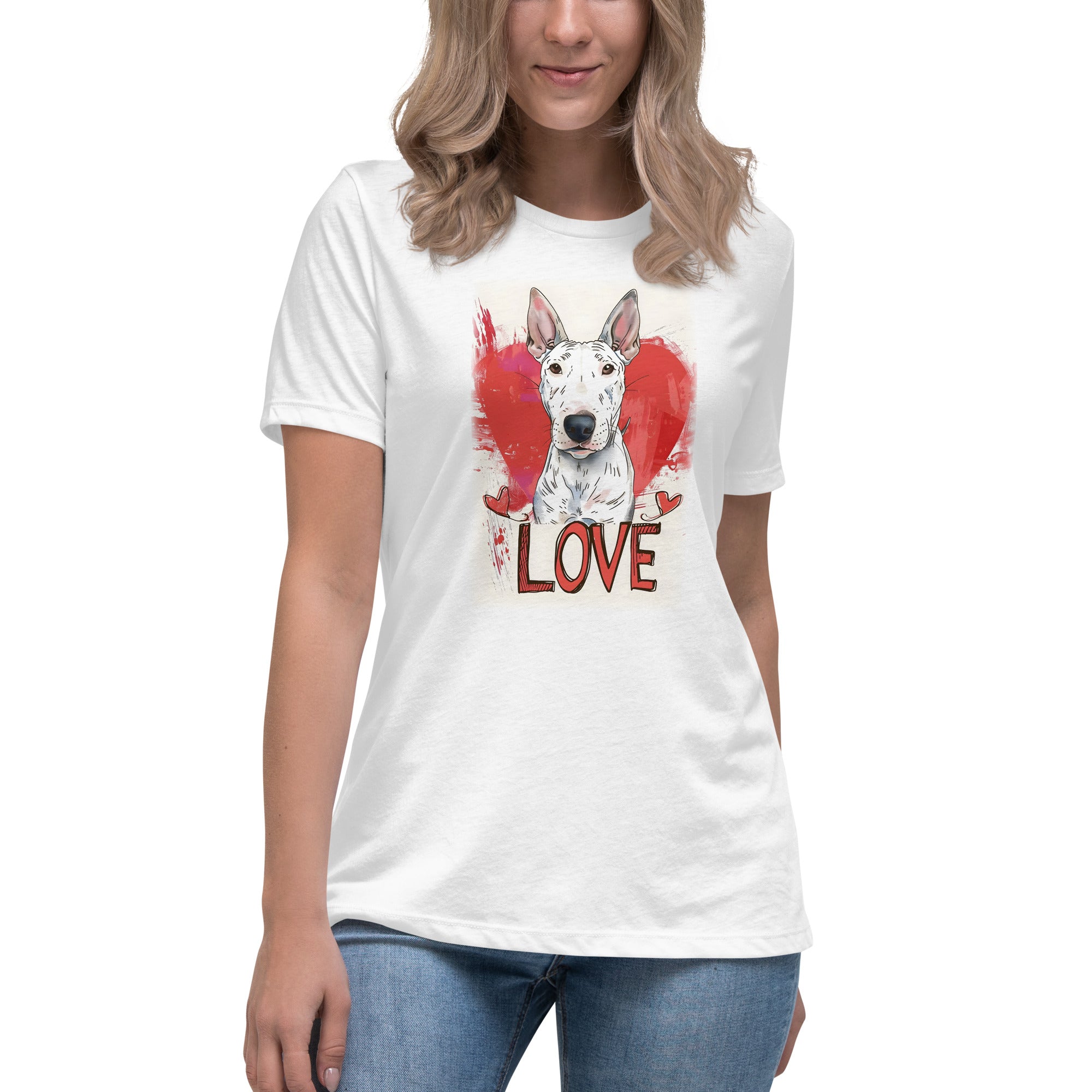 English Bull Terrier Women's Relaxed T-Shirt