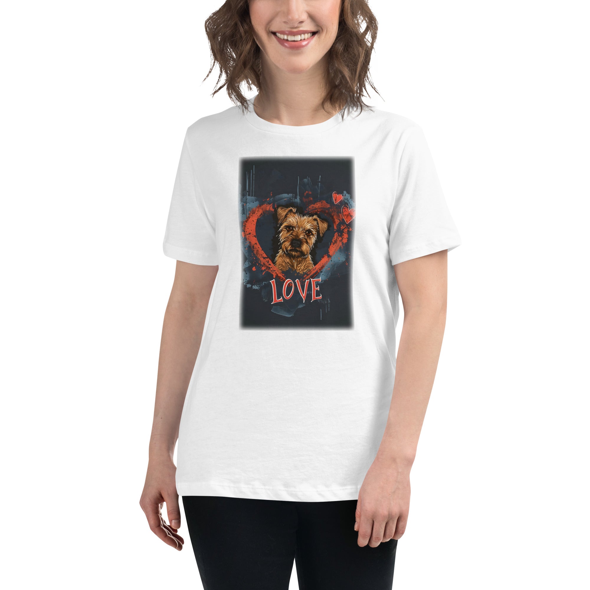 Border Terrier Women's Relaxed T-Shirt