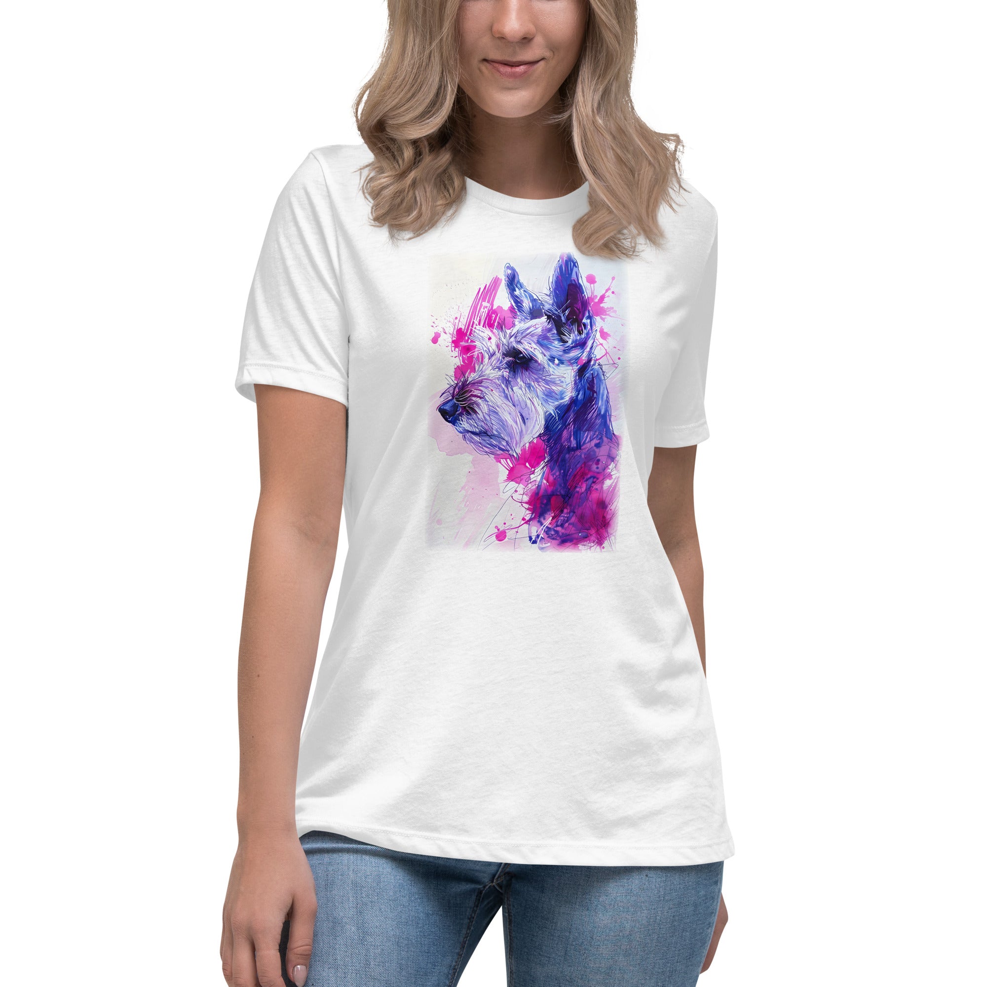 Fox Terrier-Wire Women's Relaxed T-Shirt