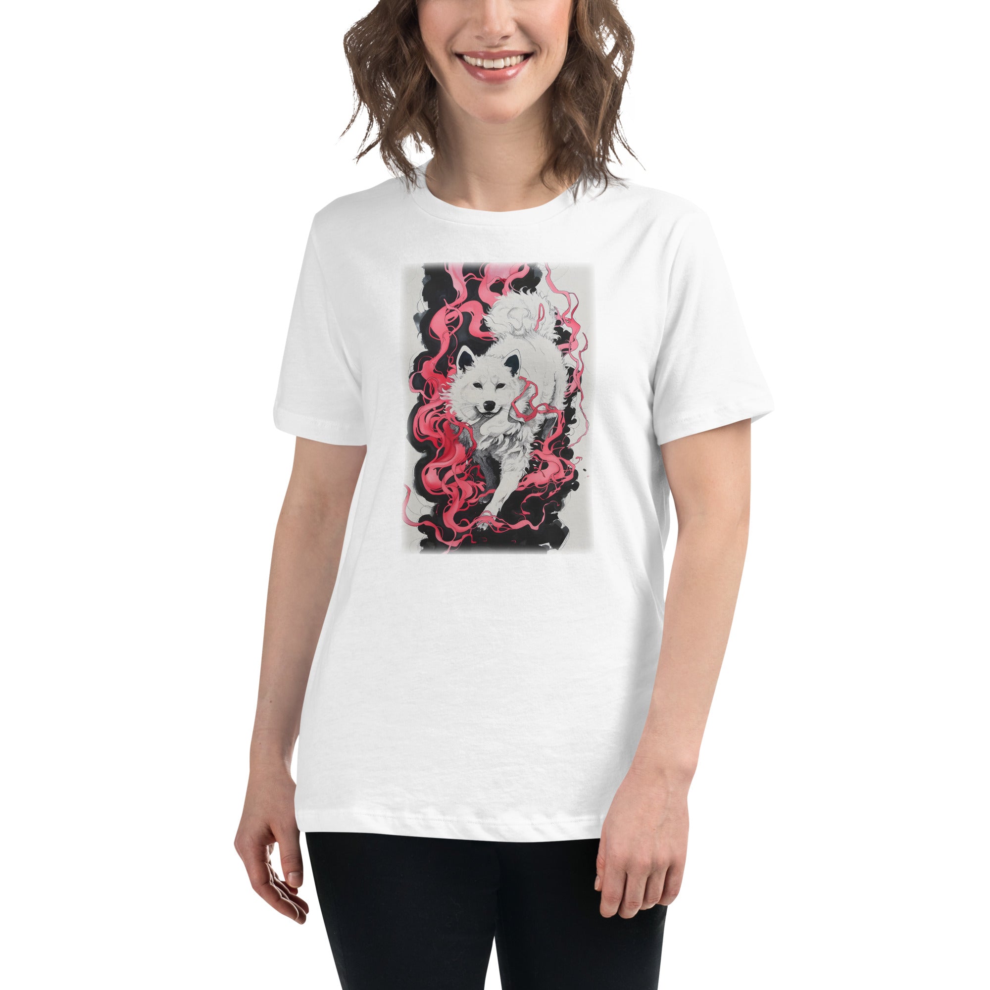 Japanese Spitz Women's Relaxed T-Shirt