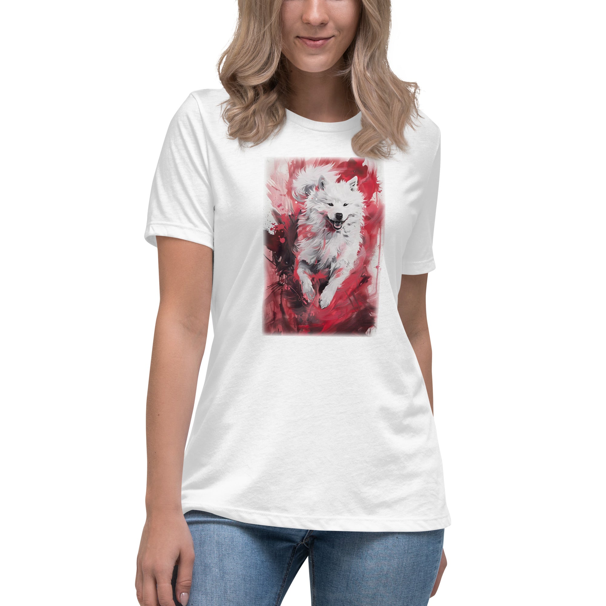 Japanese Spitz Women's Relaxed T-Shirt