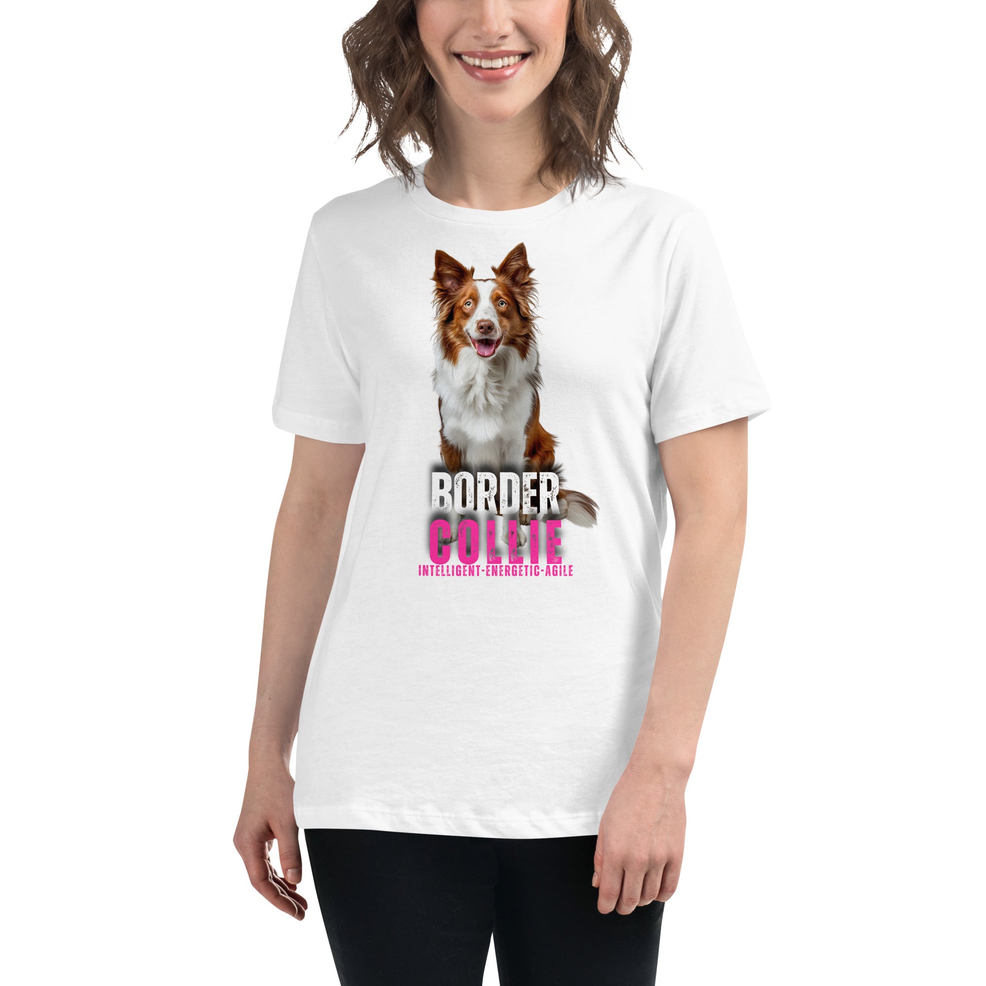 Border Collie Women's Relaxed T-Shirt