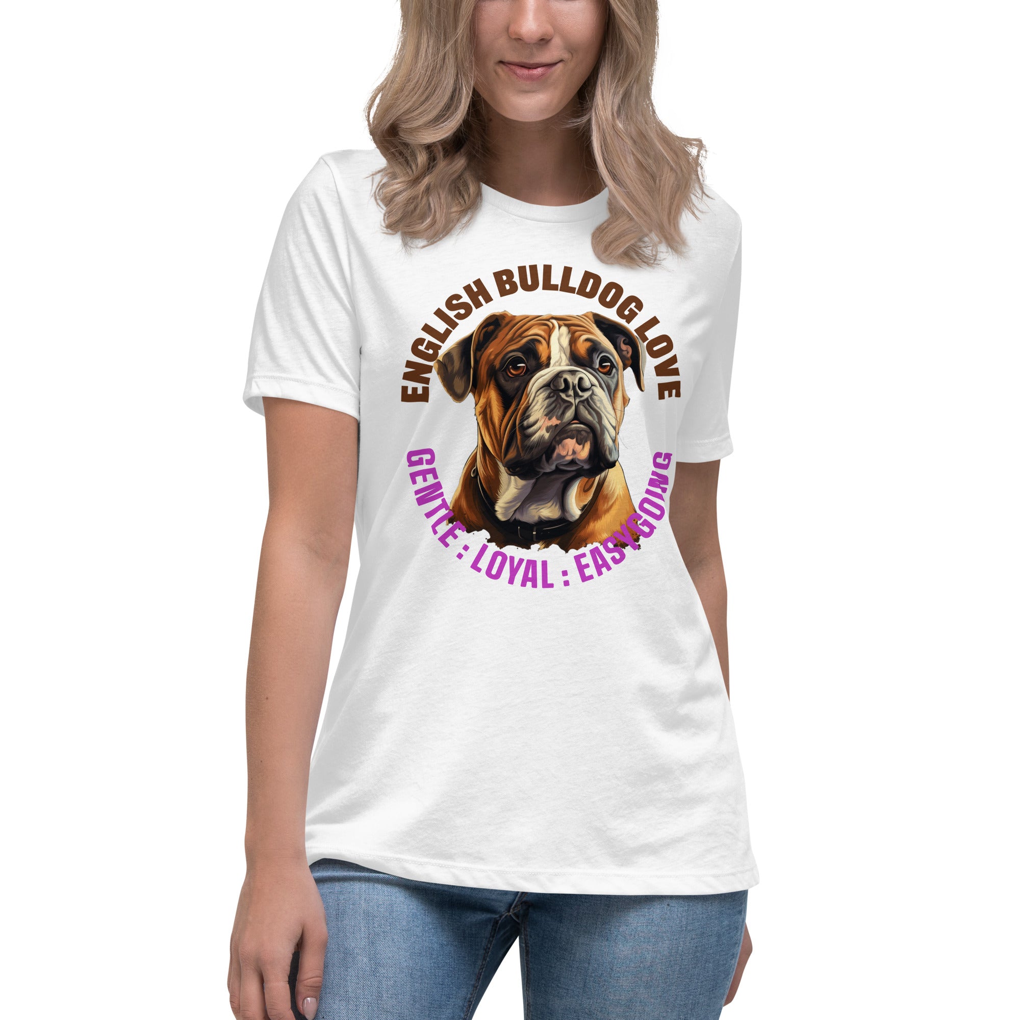 English Bulldog Relaxed T-Shirt