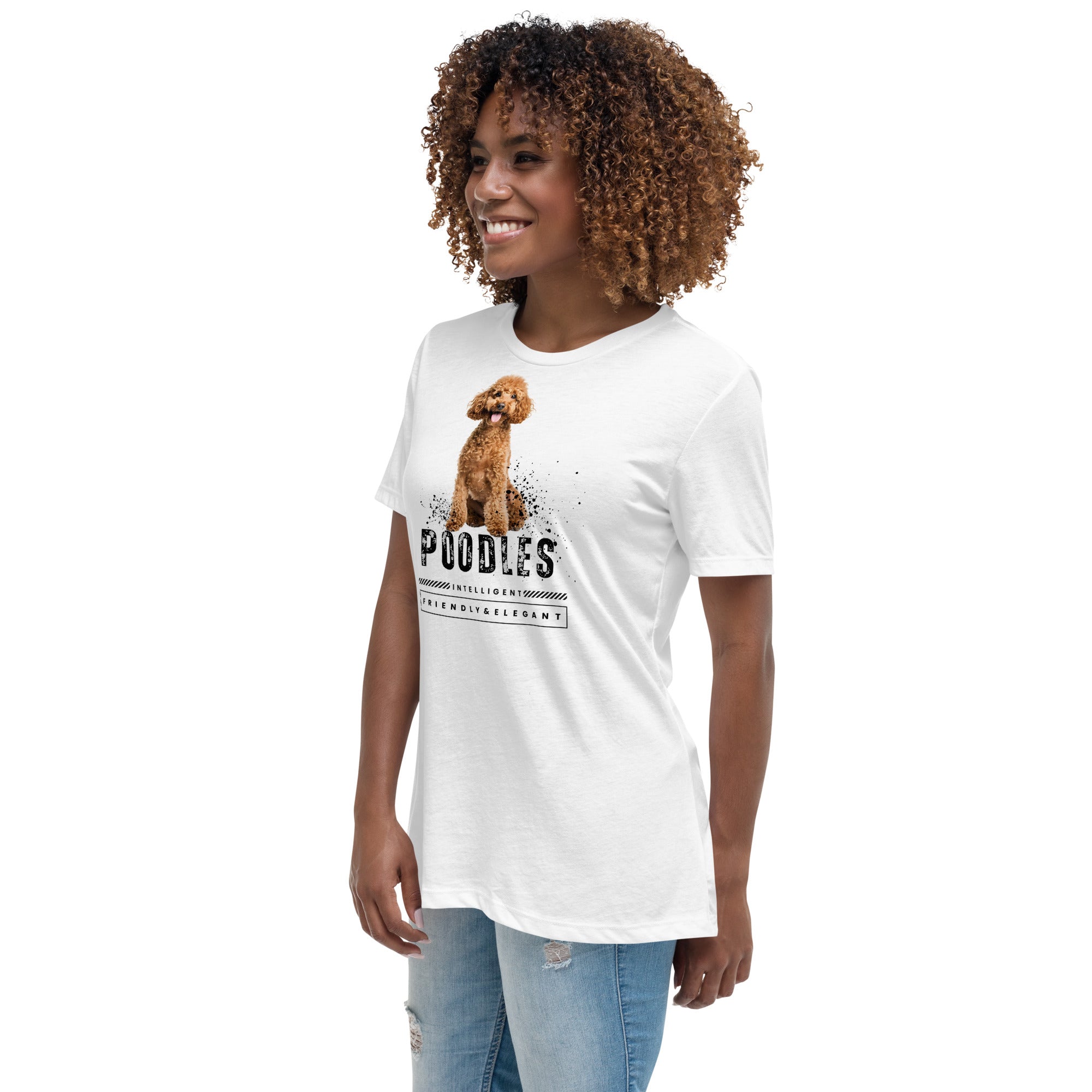 Poodle Women's Relaxed T-Shirt