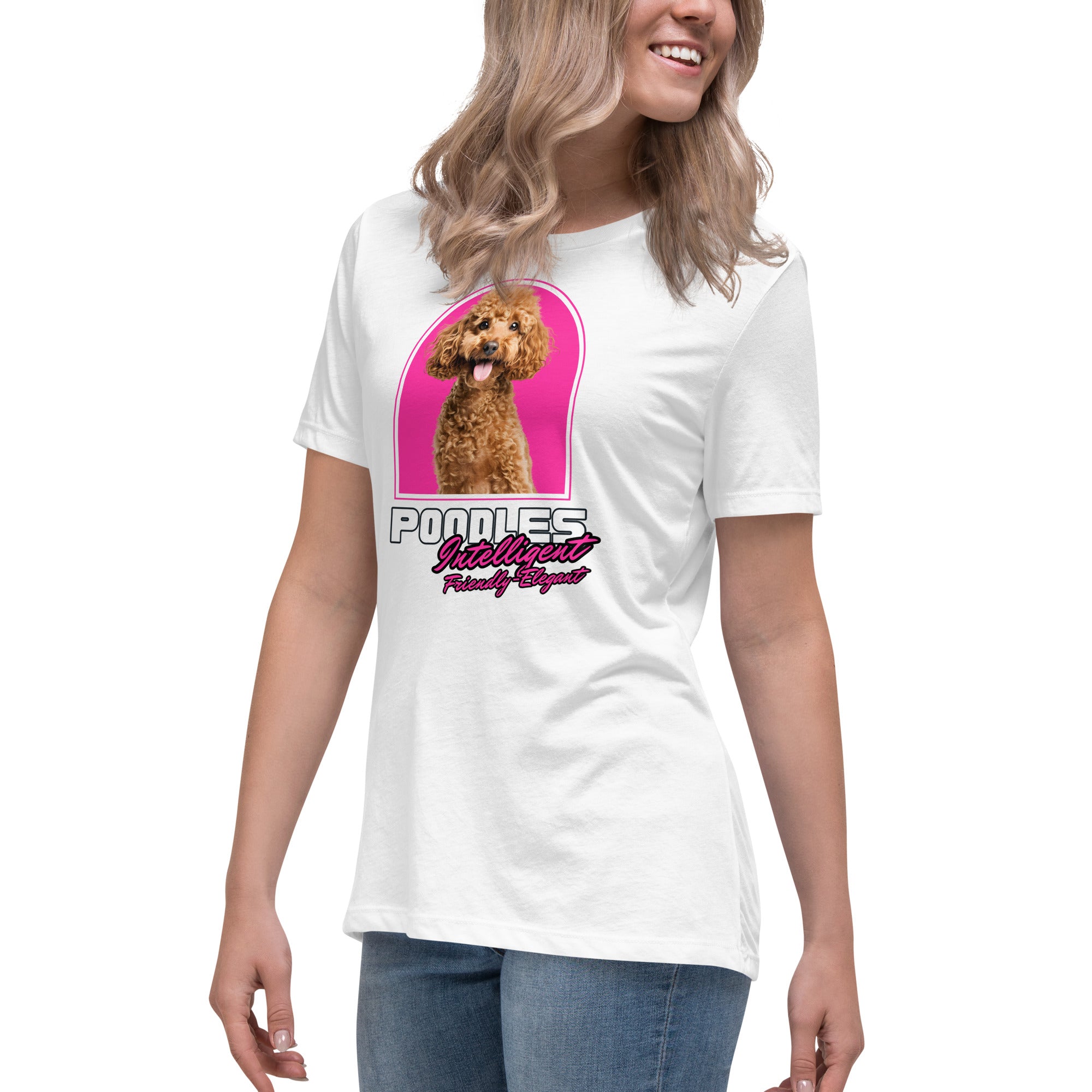 Poodle Women's Relaxed T-Shirt