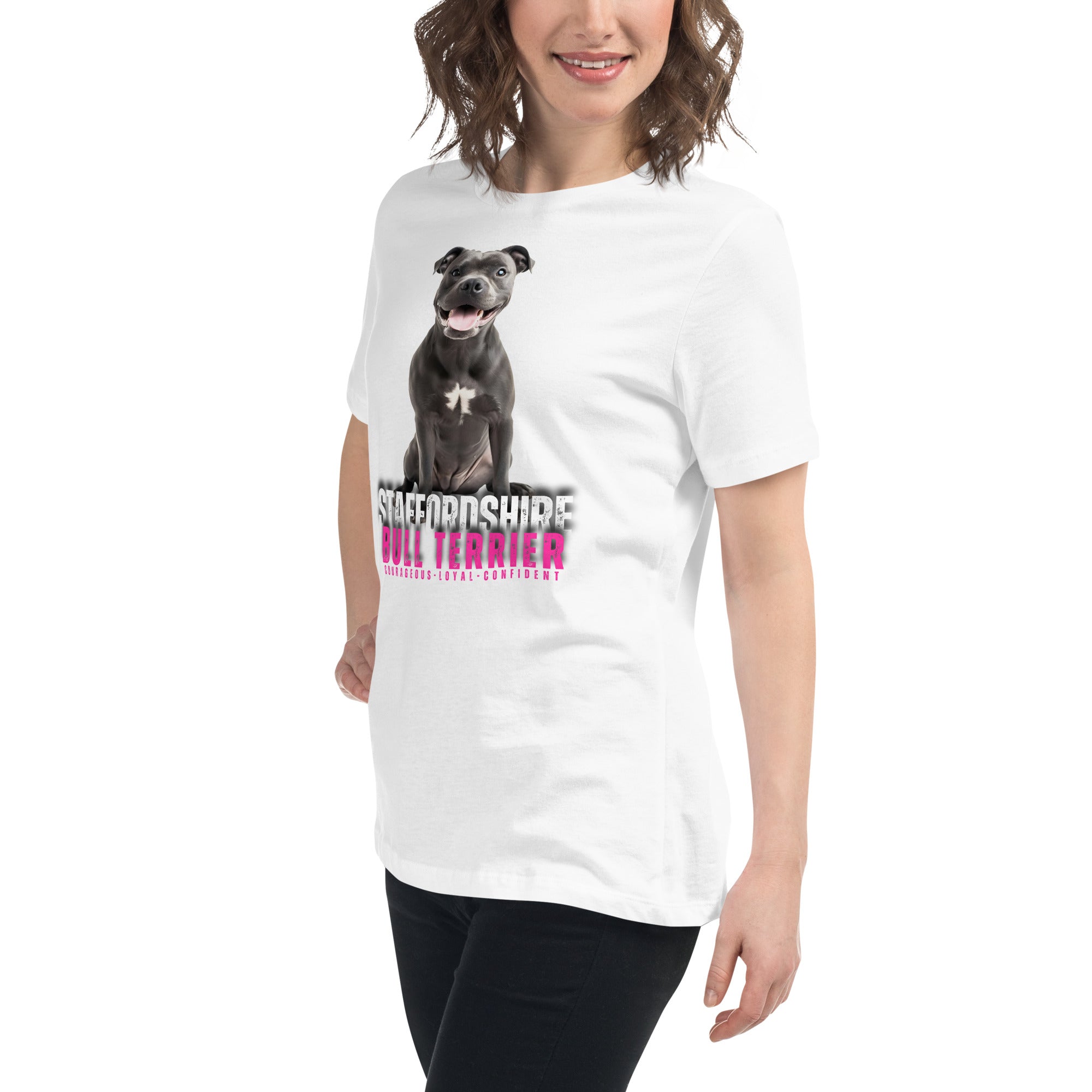 Staffordshire Bull Terrier Women's Relaxed T-Shirt