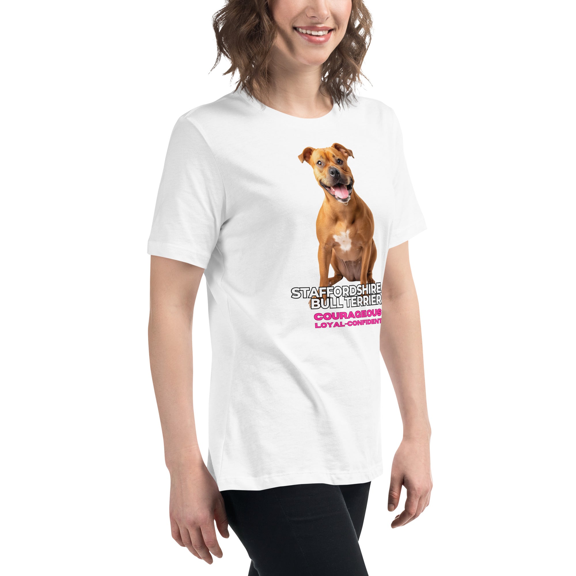 Staffordshire Bull Terrier Women's Relaxed T-Shirt