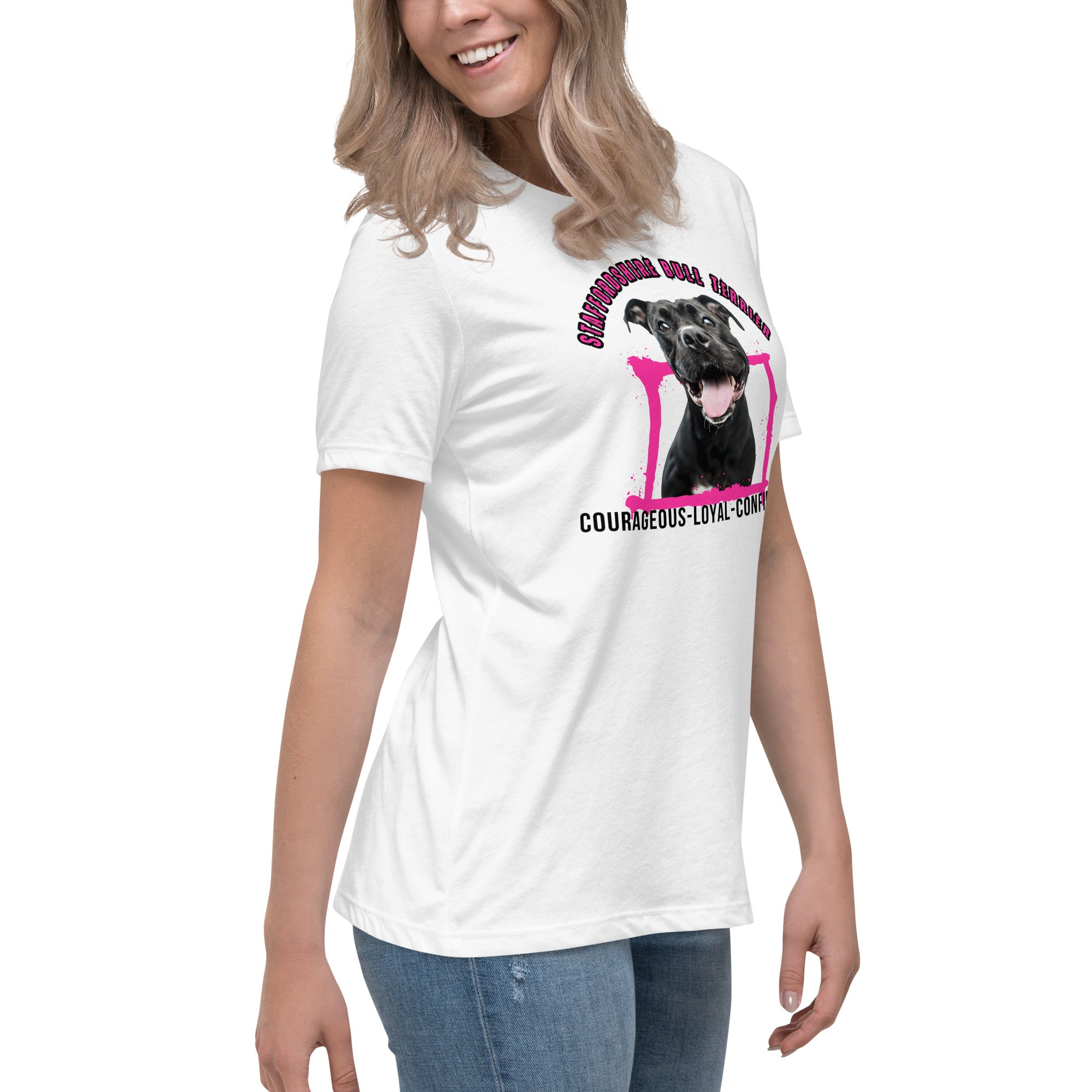 Staffordshire Bull Terrier Women's Relaxed T-Shirt