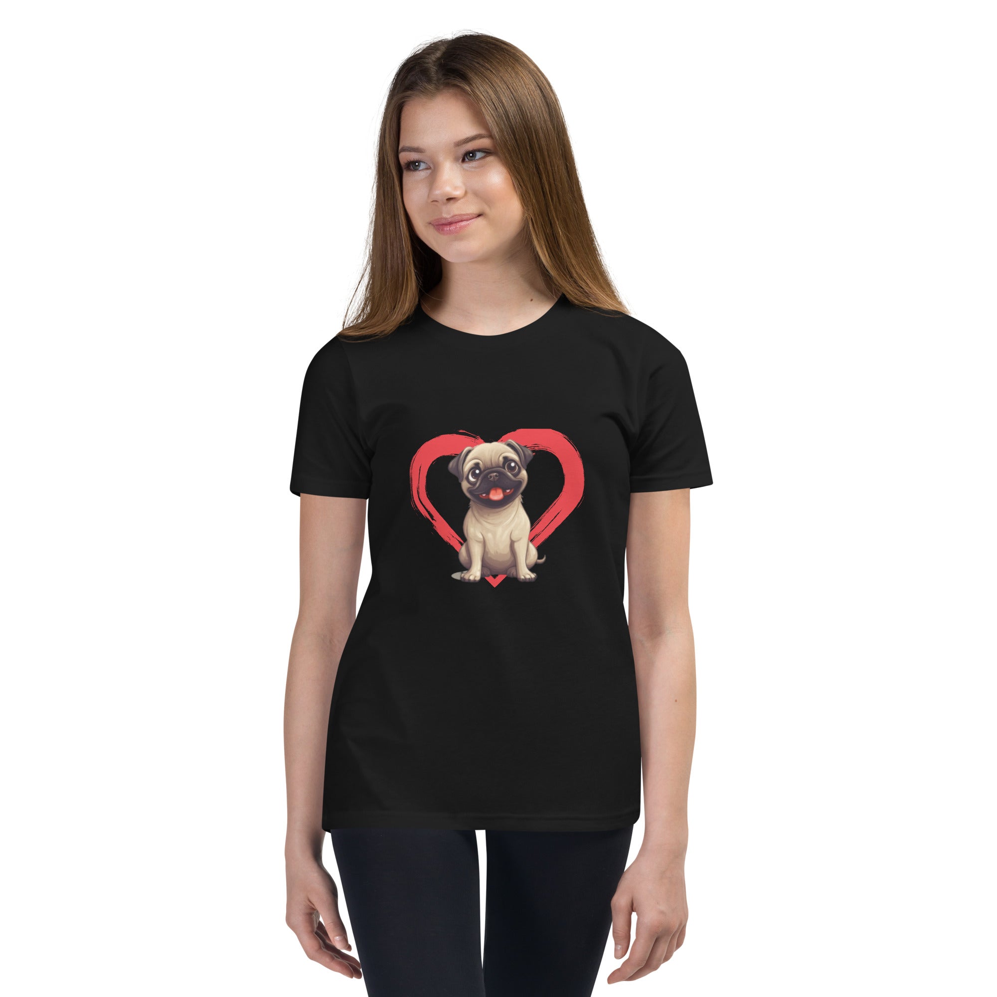 Pug Youth Short Sleeve T-Shirt