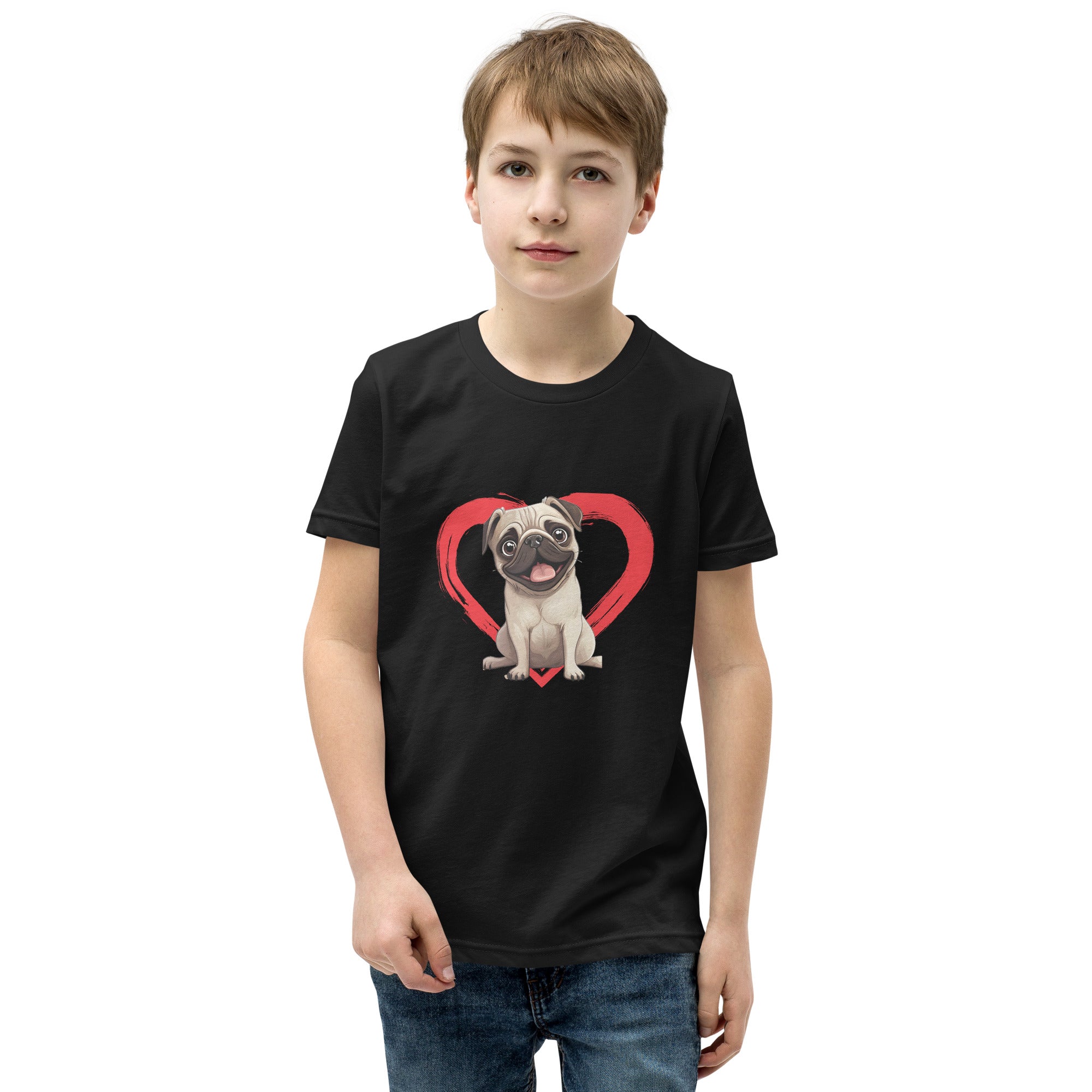 Pug Youth Short Sleeve T-Shirt